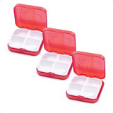Kit Porta Comprimidos Remédios De Bolso Organizador Portátil