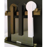 Kit Porta Correr Roldana Aparente Porta Vidro Colorido 2 5m