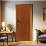 Kit Porta De Madeira 215x65cm Batente De Aço 12cm Duraplac Marrom