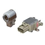 Kit Porta-escovas Regulador De Tensão Do Alternador VRH2005171 Para V50 2-4L 2-5L 2005 2006 Regulador Do Alternador Regulador De Tensão Porta-escovas Regulador De Tensão