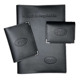 Kit Porta Manual P Documento P Cartão Byd Logo Antigo 