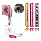 Kit Porta Perfumes Mini Frasco Spray Recarregável Portátil