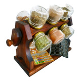 Kit Porta Temperos Brinde Etiquetas 12 Potes De Vidro