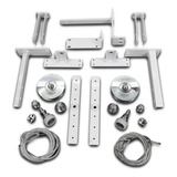 Kit Portão Basculante Alumínio Branco Jocec Completo