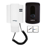 Kit Porteiro Residencial Ipr 8010 Intelbras Com Cabos 25 Mts