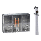 Kit Poste Padrão Edp Caixa De Luz Para 2 Medidores 16mm