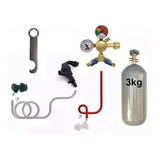 Kit Postmix 1 Via Co2 3kg Chopp Com Regulador 2 Vias