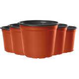 Kit Pote Holambra Np 11 Cerâmica Preto Nutriplan 500 Und