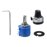 Kit Potenciometro Multivoltas 3590s 10k Com Dial H506