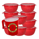 Kit Potes De Plastico
