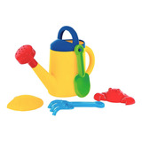 Kit Praia Infantil Com Regador Pá E Forminhas Diversão