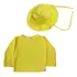 Kit Praia Piscina Camiseta/chapéu Proteção Uv Infantil Bebê