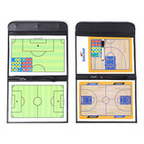 Kit Prancheta Quadro Tática Magnética Para Futebol Basquete