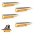 Kit Prateleira Para Gatos Tamanho G 4peças Com Carpete