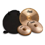 Kit Prato Domene Serie Seed 2 Hihat 14 crash 16 ride 20 