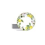 Kit Prato Raso Tramontina Carmen Em Porcelana Decorada 28 Cm 06 Peças
