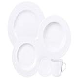 Kit Prato Raso Tramontina Ingrid Em Porcelana Decorada 27 Cm 06 Peças