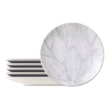 Kit Prato Sobremesa Em Porcelana Arbo 6 Peças Tramontina