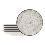 Kit Prato Sobremesa Tramontina Floralis 06 Peças