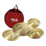 Kit Pratos De Bateria Orion Twister Set Twr101 Com Bag