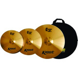 Kit Pratos Krest Tz Par 14  16  20 Bronze B8 C bag Tzset1b