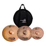 Kit Pratos Octagon Groove Gr 01 Set 14 16 20 Com Bag