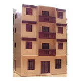 Kit Predio De Apartamento Frateschi 1524 Para Maquetes Ho