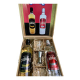 Kit Premium 2 Cachaça Cabaré Prata E Ouro 2 Copos Dosador