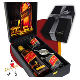 Kit Premium Johnnie Walker Red Label 750ml 2 Copos E Dosador
