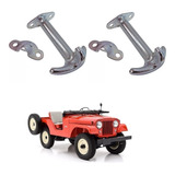 Kit Prendedor Do Capo Zincado Jeep Ford Willys Todos Par