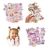 Kit Prendedor Para Cabelo Presilhas Infantil Criança Fofo Cor Rosa