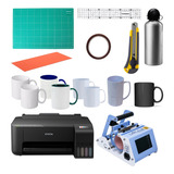 Kit Prensa De Caneca 110v Imp Sublimática L3250 Epson