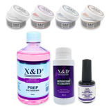 Kit Prep 500ml Removedor Gel X d 15g Gel Para Unhas