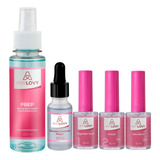 Kit Preparadores De Unhas Anylovy Óleo Para Lixamento
