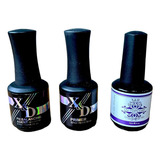 Kit Preparadores X d Top Coat Primer Ph Unha Gel Alongamento