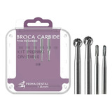 Kit Preparo Cavitário C 4 Brocas 1557 1558 ca4 ca6 Angelus