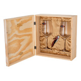 Kit Presente 2 Taças Cristal Riedel + Saca Rolha + Caixa