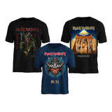 Kit Presente 3 Camisetas Iron Maiden