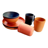 Kit Presente Dia Da Mães 3 Jogos Prato Caneca Bowl Cores