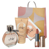 Kit Presente Eudora Mãe Chic Cherie Hidratante Batom