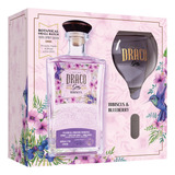 Kit Presente Gin Draco Hibiscus Taça De Vidro 600 Ml