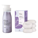 Kit Presente Natura Creme Hidratante Tododia Sabonete Fragrância Algodão