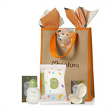Kit Presente Natura Mamãe Bebê Sabonete Colonia Lenço U