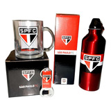 Kit Presente São Paulo Fc Dia D Pais Caneca Chaveiro Garrafa