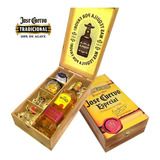 Kit Presente Tequila José Cuervo 750ml Copos Caveira Sal