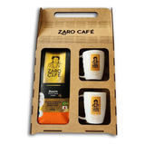 Kit Presente Zaro Café Suave Grãos 500g + 2 Canecas Brancas
