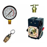 Kit Pressostato Manometro Dreno Valvula Compressor 125 175