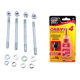 Kit Prisioneiro E Trava Rosca Bike Motorizada 80cc Moskito