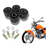 Kit Prisioneiro Parafuso Coxim Bucha Coroa Dafra Kansas 150