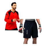 Kit Pro Goleiro Camisa E Bermuda Para Jogos E Treinos Nfe